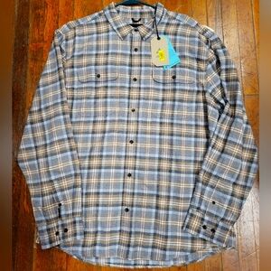 Men's Prana Edgewater Long Sleeve Flannel Shirt
